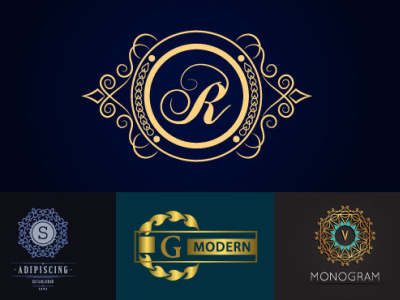 geometric minimal modern business logo design
