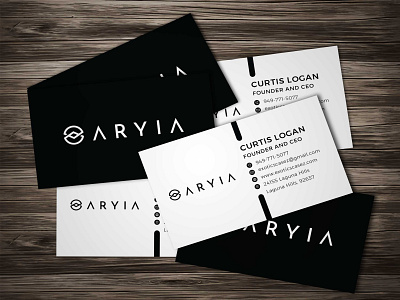 business card minimal modern