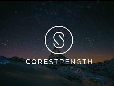 geometric logo design  CORESTRENGTH