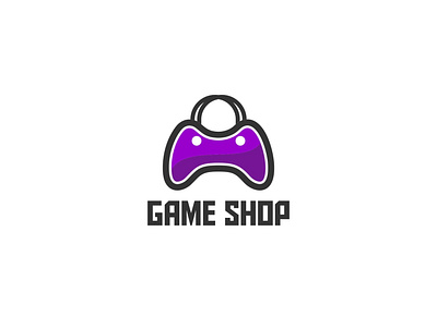 GAME SHOP Logo concept Vector business company concept creative design game icon illustration isolated logo modern play shop sign store symbol technology template vector web