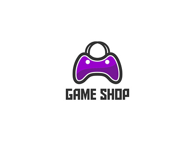 GAME SHOP Logo concept Vector