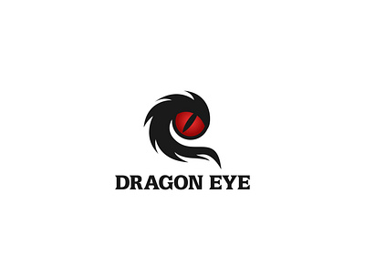 DRAGON EYE Gaming Logo vector, for game and business, sport abstract animal art beast dragon drawing evil eye fantasy graphic head illustration isolated modern monster shape signs silhouette tattoo white