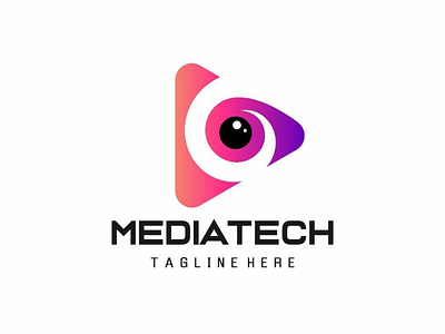 Mediatech Logo Vector, Logo for media business, technology abstract business communications elegant eye logo media media logo six technology vector