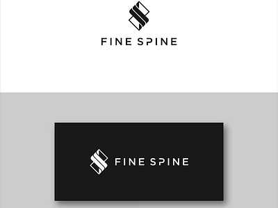 Fine spine Logo abstract beauty f fashion fine fs idea letter line logo minimalist s simple symbol technology trendy vector