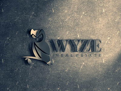 WYZE Logo abstract bird logo owl real estate vector