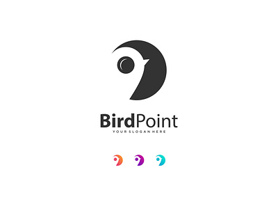 BirdPoint Logo abstract animal app logo bird logo branding business logo pointlogo sign symbol technology vector