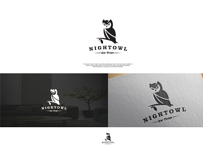 NIGHT OWL LOGO DESIGN abstract animal art branding concept graphic icon logo owl symbol vector