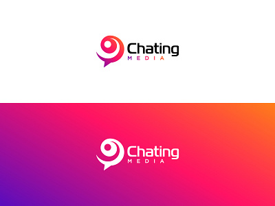 Chat media logo abstract app branding business chat chating design illustration logo media sosial symbol technology ui vector web