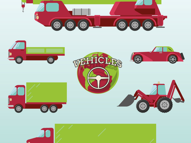 Vehicles vehicles crane truck lorry van car cabrio steering wheel cars motorcycle desert