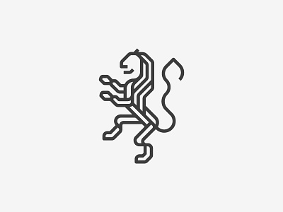 Lion Logo behance branddesign dribbble graphicdesign holland identitydesign lion logodesign sylvanhillebrand visualidentity