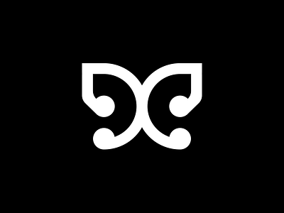 design 99 black branding butterfly clothing logo