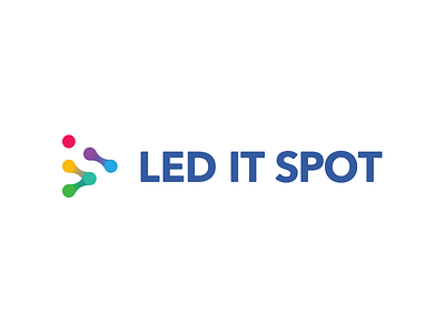 LED IT SPOT - LOGO branding circle color display play
