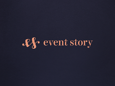 Event Story event gold logo script