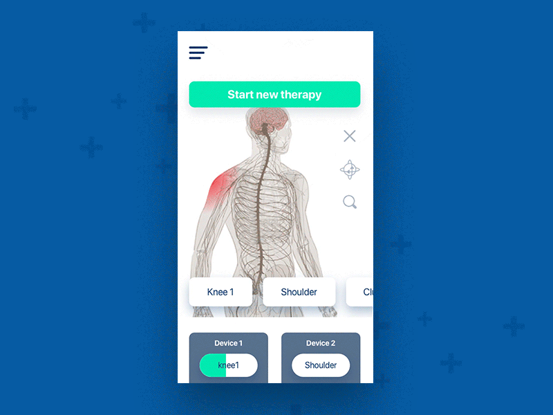 Health App ๐๐๐ animation health ios medical mobile 7ninjas graph timer medicine