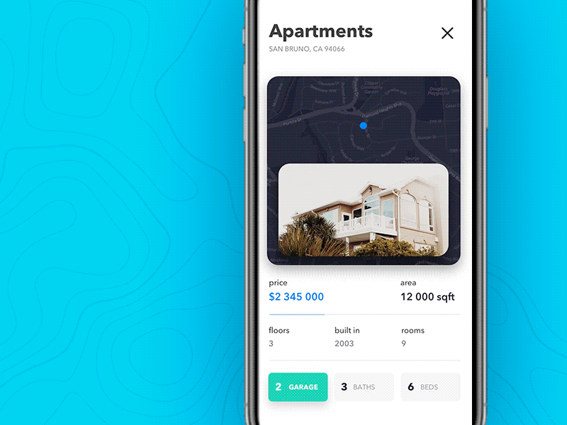 Houses browser animation by ukasz Peszek for 7ninjas on 