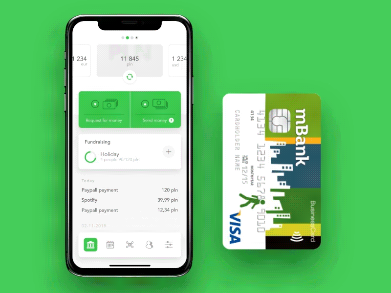 Bank App - card payment