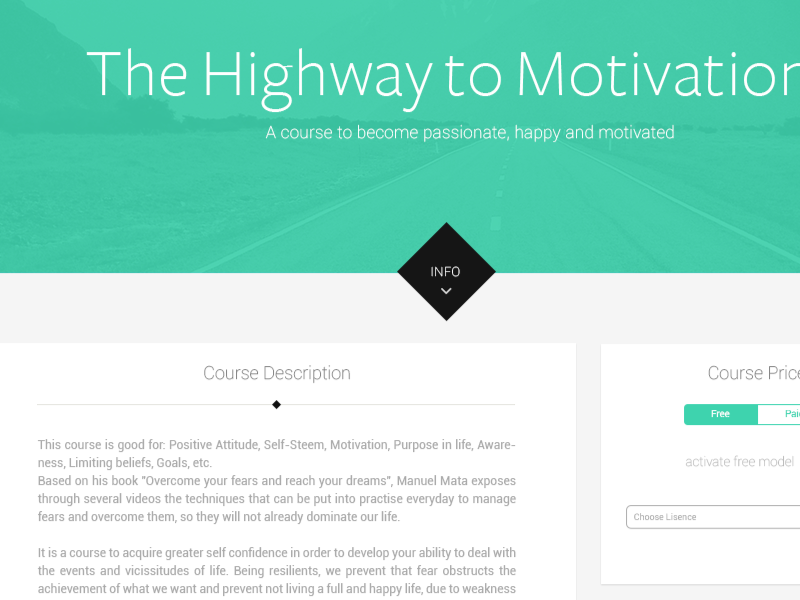 Course Cover page by Jesper Klingenberg on Dribbble