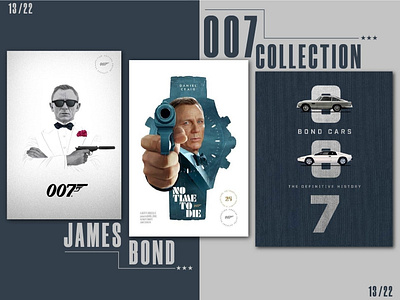 James Bond Movie Poster 007 Collection