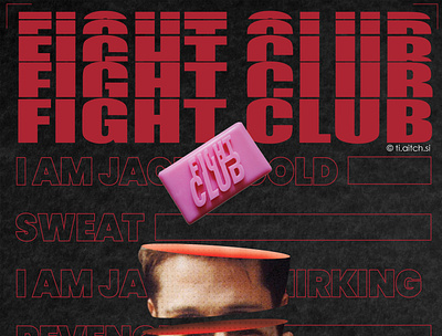 Fight Club art design graphic design illustrator minimal photoshop