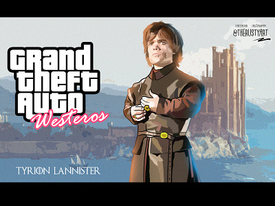 Tyrion Lannister GTA art and animation abstract animation art branding design game of thrones grand theft auto grand theft auto 5 grand theft auto v gta gta 4 gta 5 gta iv gta v gtaiv gtav illustration peter dinklage