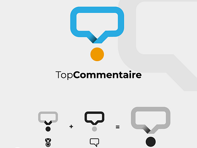 TOP Commentaire, TOP Comment best comment branding comment commentaire design logo logo design logotype modern logo top comment vector