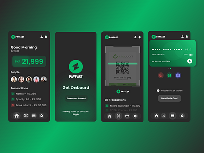 Pay-Fast Concept App UI