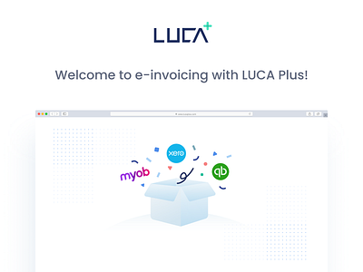 Welcome Email banner for new LUCA Plus users