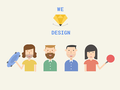 Design Crew @Gridstone design crew illustration team we love design