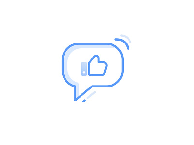 Checkin Icon blue illustration lineicons logo vector