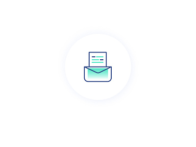 How LUCA+ Works Icon accounting branding icon illustration logo mint navy ui