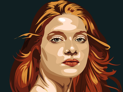 Vector - Girl art digital art illustration illustrator portrait vector