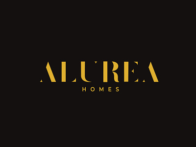 ALUREA HOMES Logo Design