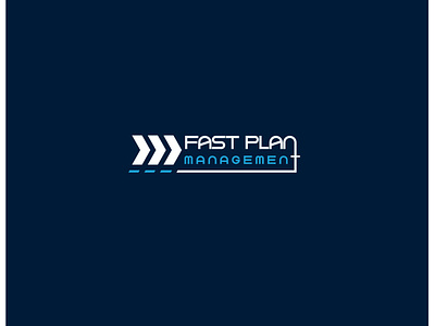 Fast Plan Management Logo design. 3d animation branding branding design custom logo design design flat graphic design illustration logo logo designer logodesign logotype mi motion graphics