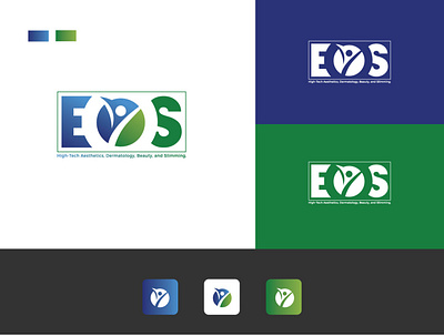 Brand name: EOS branding branding design custom logo design design flat graphic design illustration logo logo designer logodesign logotype mini