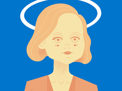 DEVS: Katie actress alison pill character devs illustration katie portrait tv series