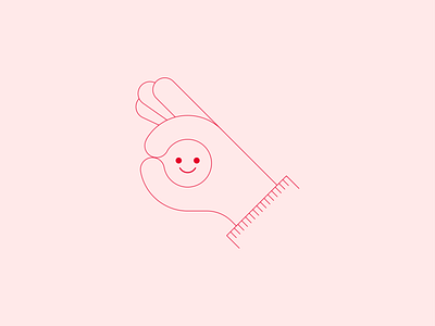 it's okay design hand illustration line minimal okay smiles smiley smiley face spot illustration vector