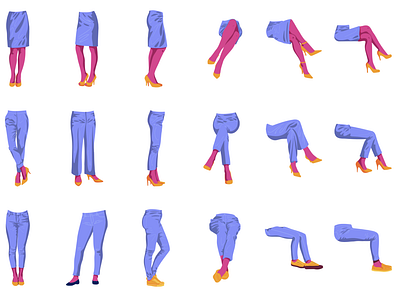 Legs | Modular Illustration
