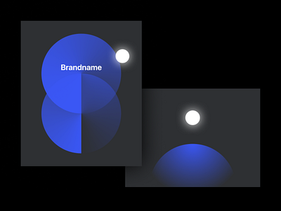 Visual language explorations, Part I brand visuals branding clean concept design flat gradient graphic design planets space ui visual