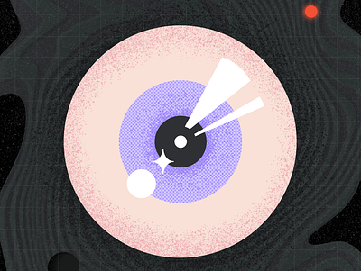 Day #8 Inktober 2021 — Watch challenge eye hipnotising illustration inktober 2021 texture watch