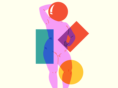 Poses & Shapes III body character colorful colour diverse diversity illustration inclusive plus size posing shapes