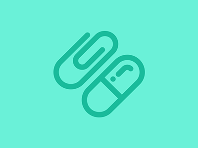 Stationery Overdose Logo brand branding clean clip identity line logo pill