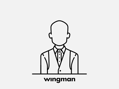 Wingman Team: João Marques agency avatar character clean illustration line minimal portrait wingman