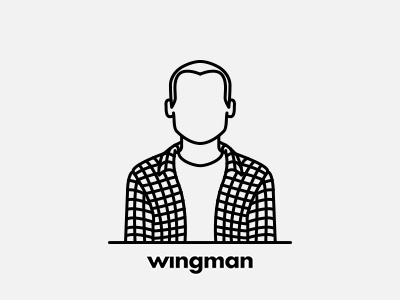 Wingman Team: Henrique Carvalho agency art director avatar character clean designer graphic designer illustration line minimal portrait wingman