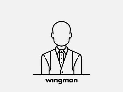 Wingman Team: João Marques agency avatar character clean illustration line minimal portrait wingman