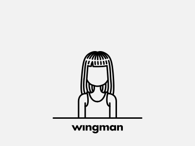 Wingman Team: Susana Carvalho agency art director avatar character clean designer graphic designer illustration line minimal portrait wingman