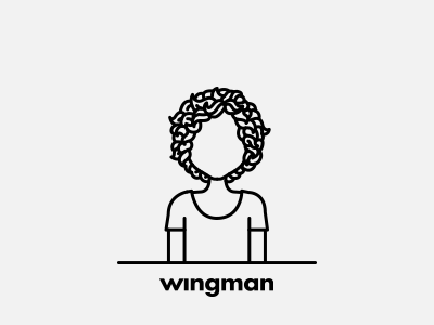 Wingman Team: Inês Vicente agency avatar character clean cto developer illustration line minimal portrait team wingman
