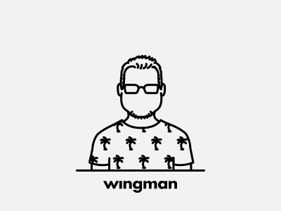Wingman Team: Paulo Ramos avatar character clean illustration line minimal team ux designer wingman