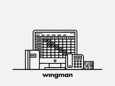 Job Openings: Account account agency application community manager illustration job job opening line wingman