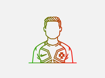 Cristiano Ronaldo avatar champions cristiano ronaldo euro 2016 football football player illustration line portugal selecção soccer