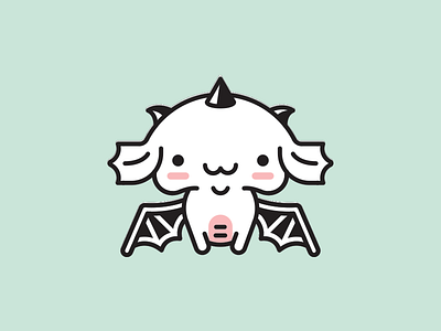Lunch Box Character character creature cute dragon illustration kawaii line vector